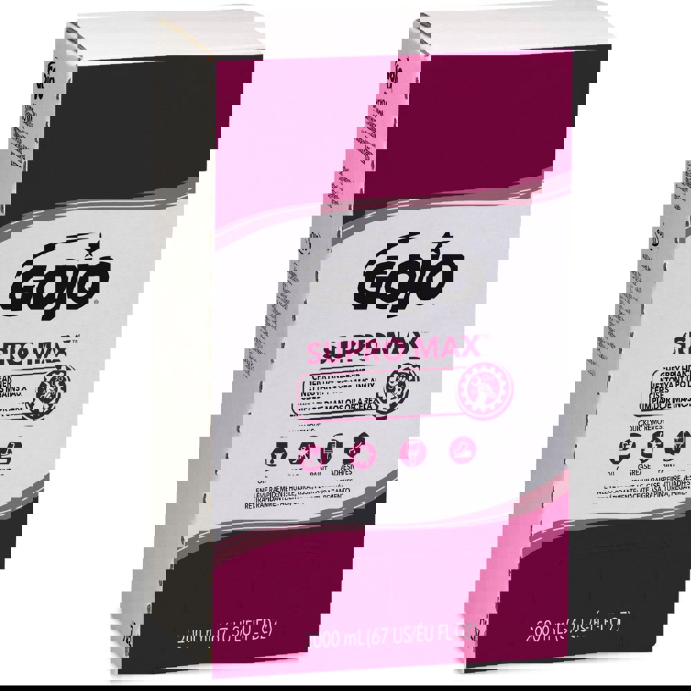 SUPRO MAX Heavy Duty Hand Cleaner, Refill for GOJO PRO TDX 2000 Dispenser, Cherry Fragrance, 2,000 mL, 4/Carton